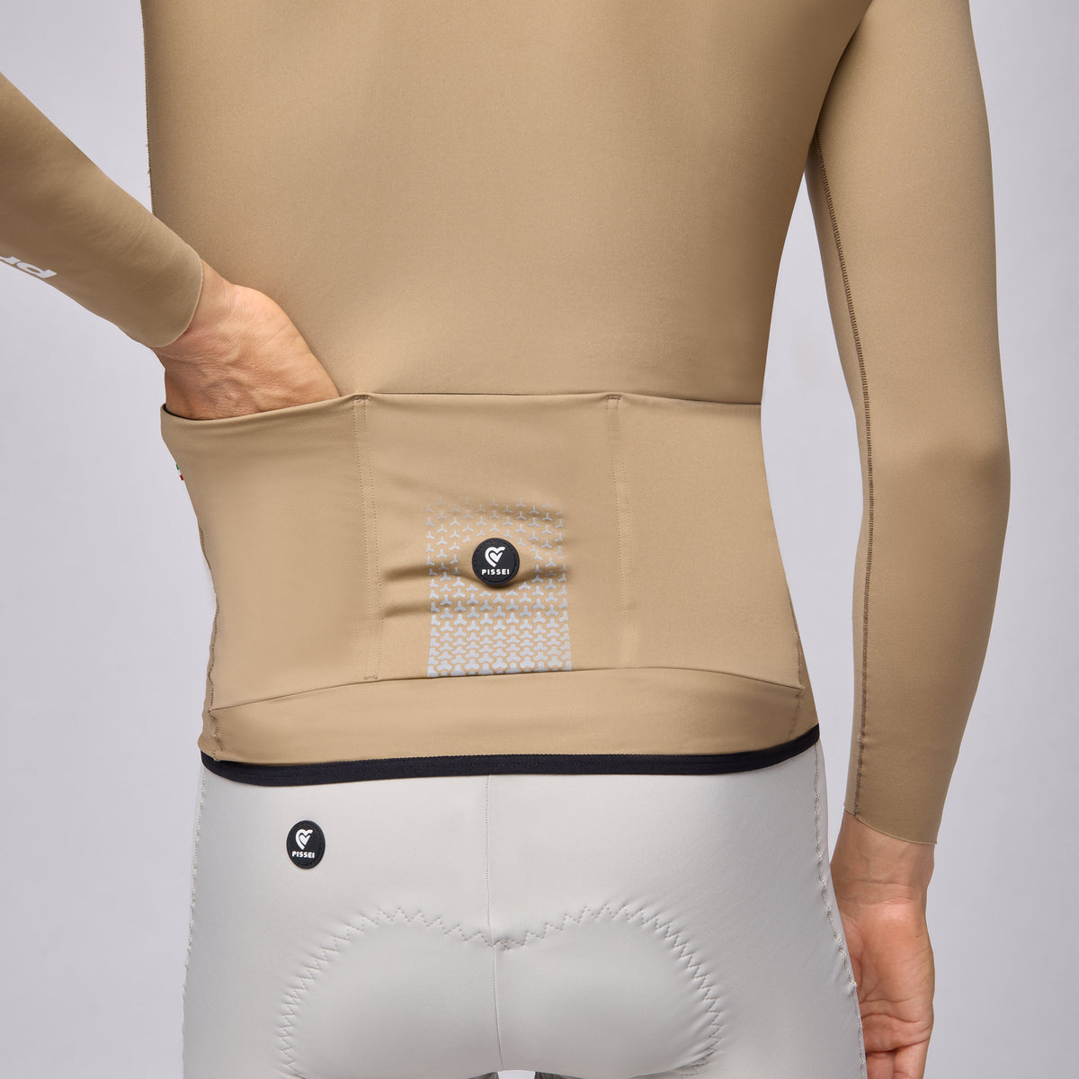 Maglia maniche lunghe Pissei Primapelle - Marrone chiaro