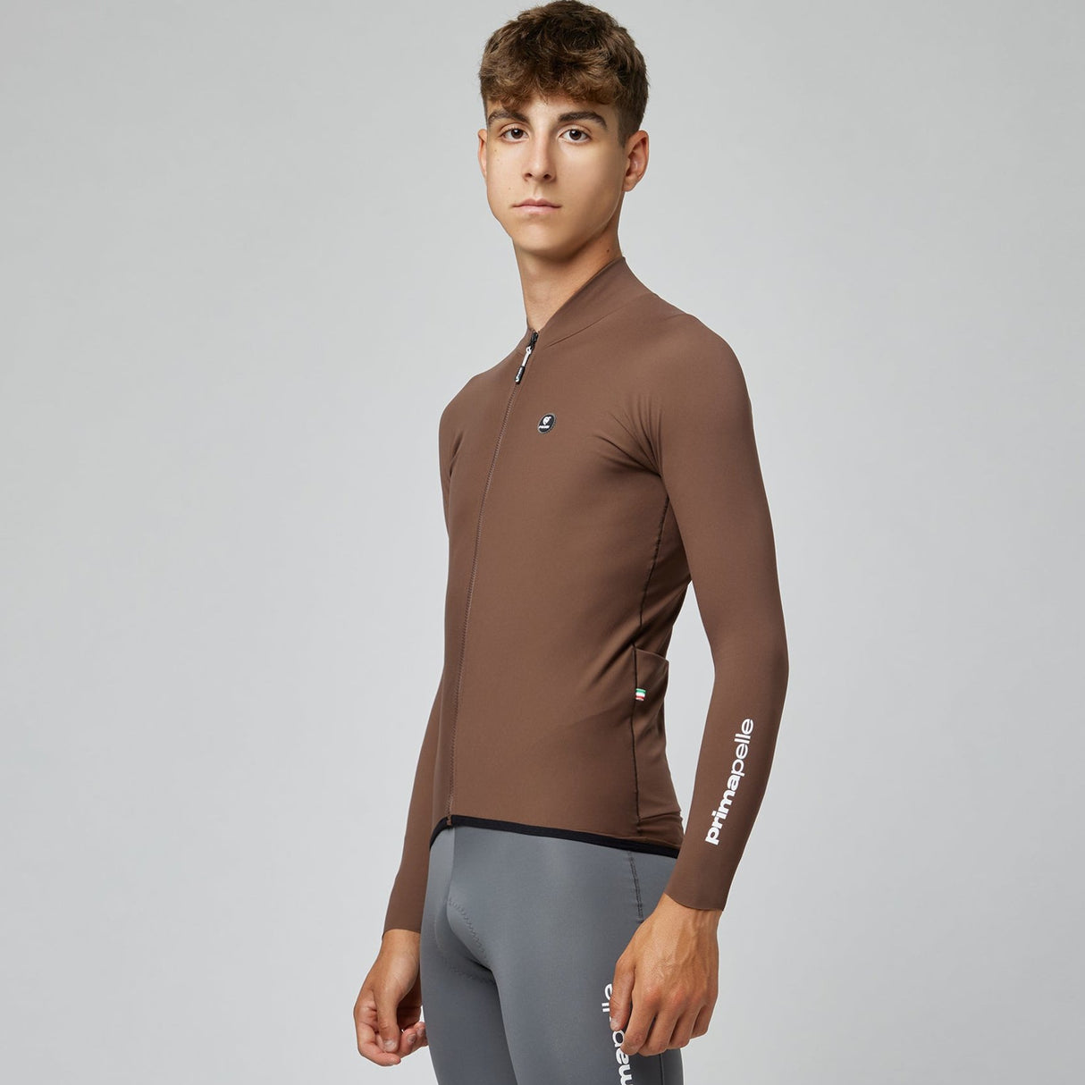 Maglia maniche lunghe Pissei Primapelle - Marrone - O