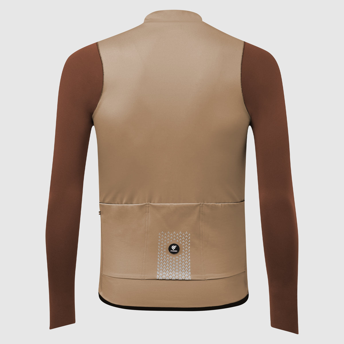 Jersey Pissei Primapelle Bicolor long sleeves - Clay espresso