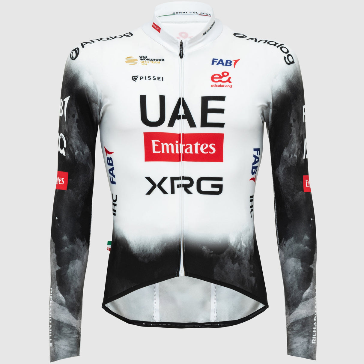 Maglia maniche lunghe Pissei UAE Team Emirates 2025 Primapelle - L