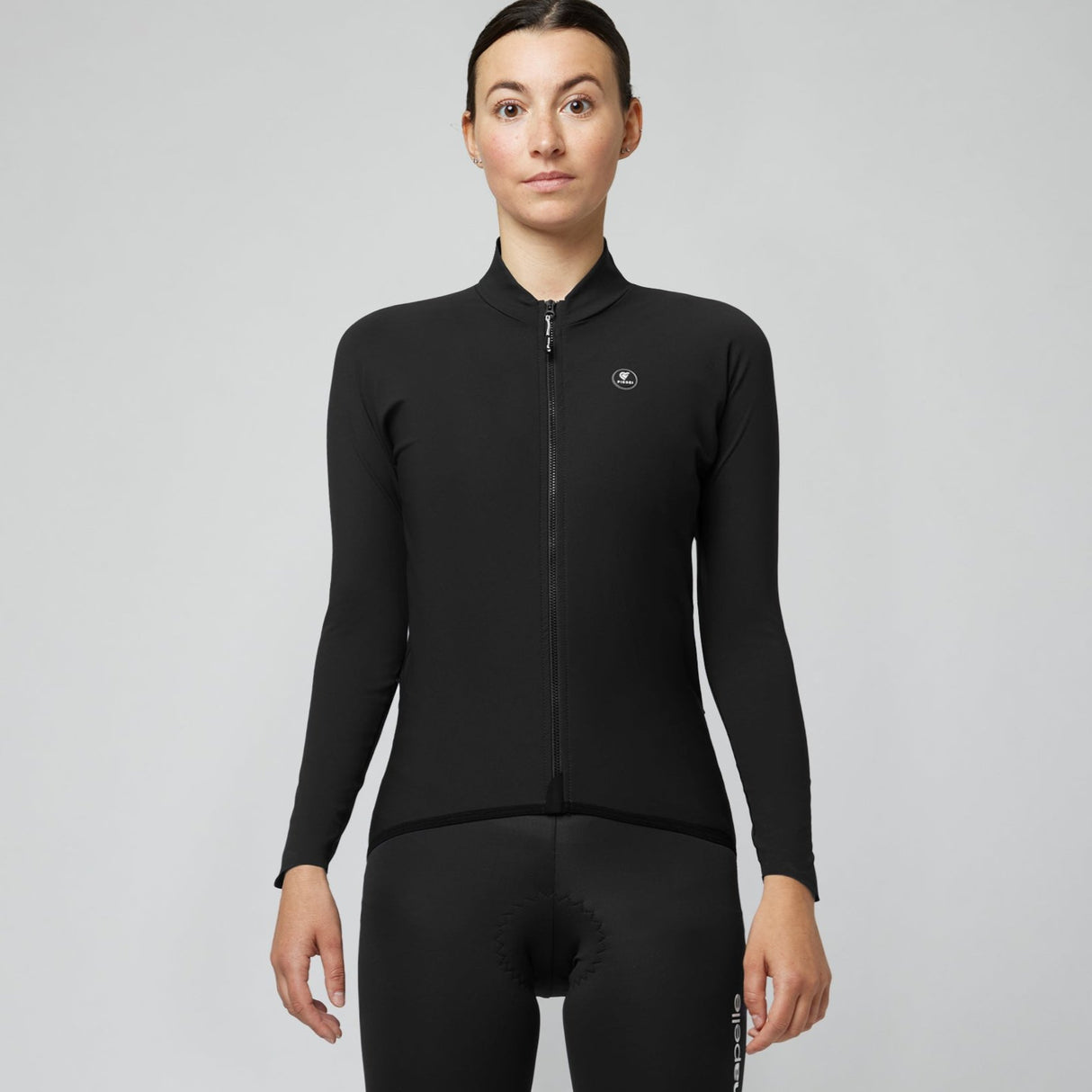 Maglia maniche lunghe donna Pissei Primapelle - Nero - Q