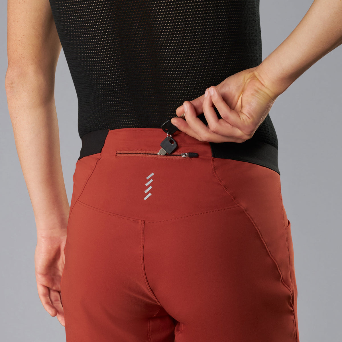 Pantaloncini MTB La Passione Leaf - Rosso mattone La Passione