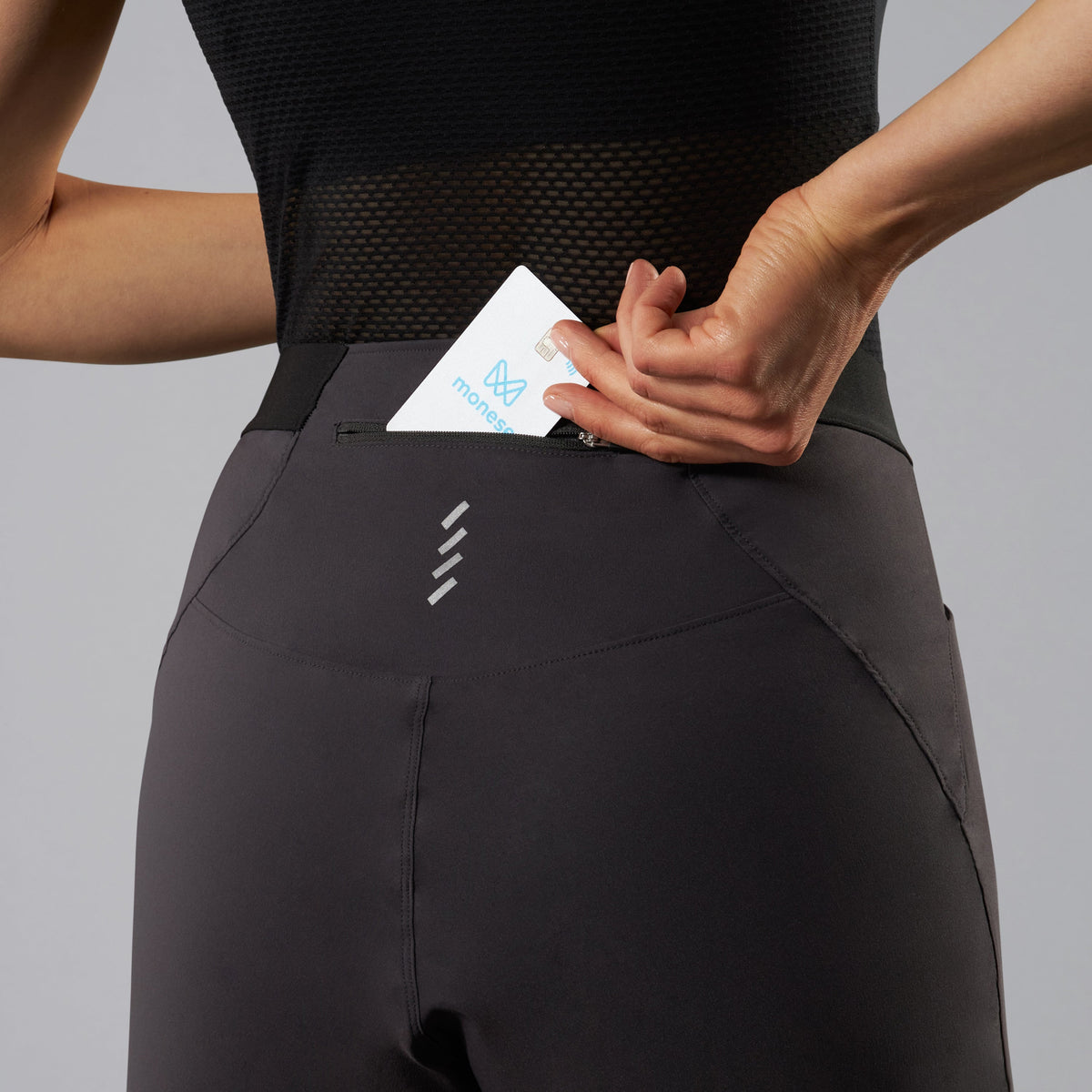 Pantaloncini MTB donna La Passione Leaf - Grigio scuro La Passione