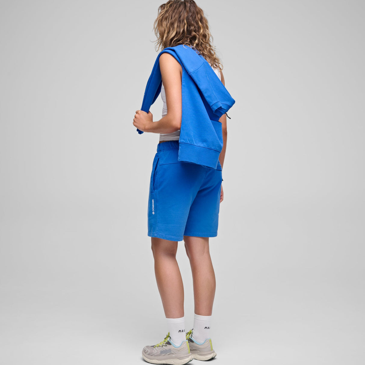 Pantaloncini Maap Essentials CC Sweat Short - Blu Maap