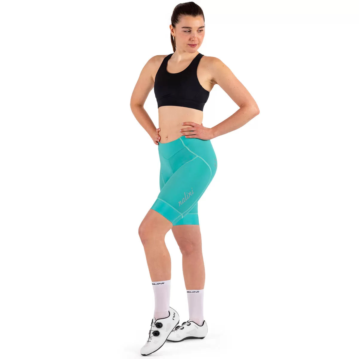 Pantaloncini donna Nalini Road - Azzurro Nalini