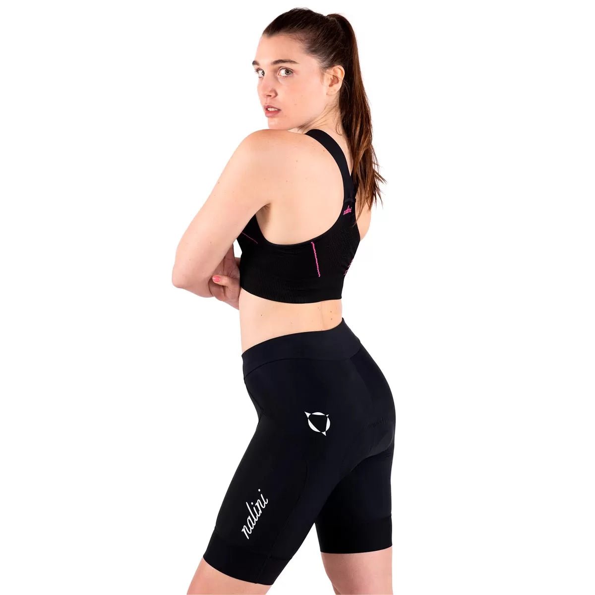 Pantaloncini donna Nalini Road - Nero Nalini