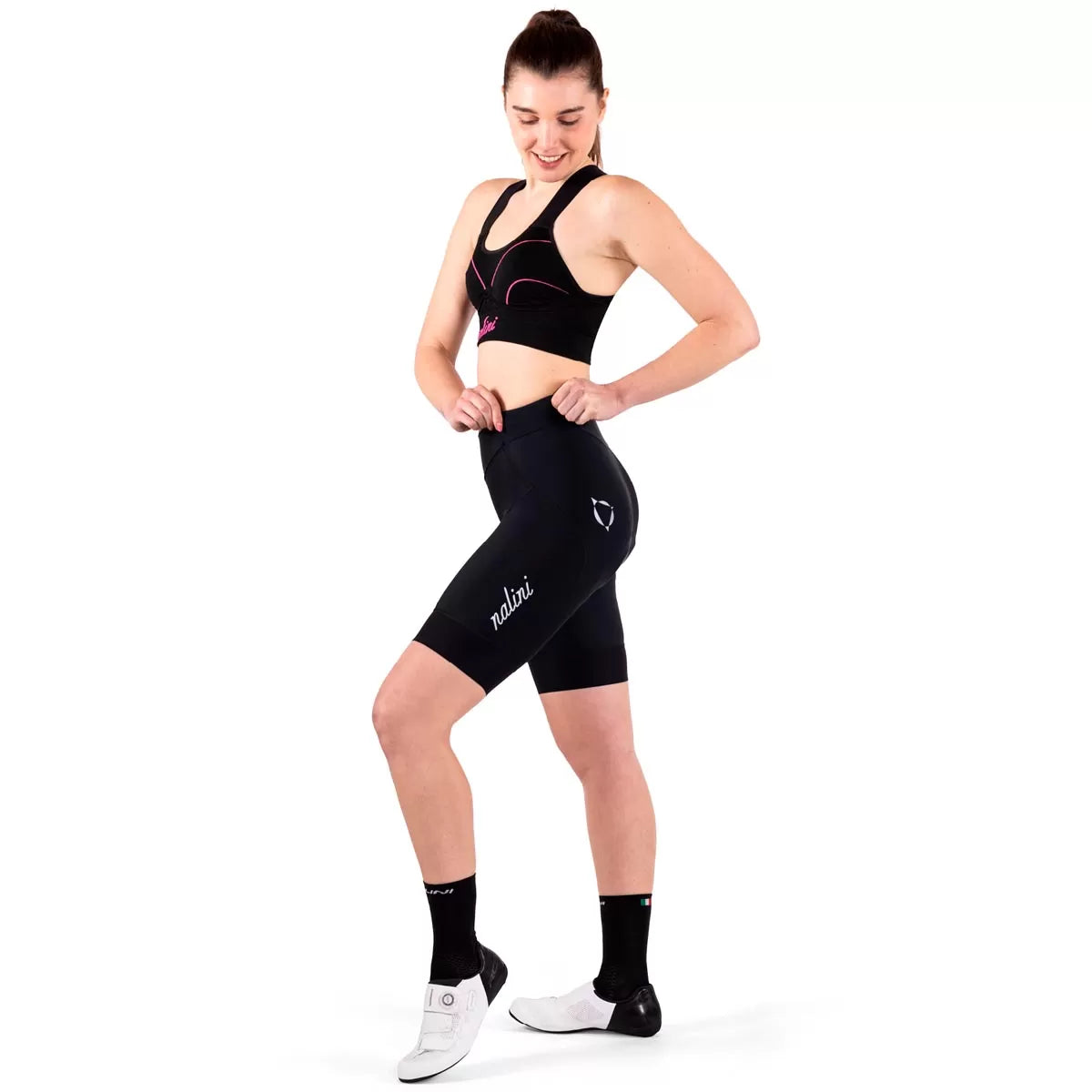 Pantaloncini donna Nalini Road - Nero Nalini