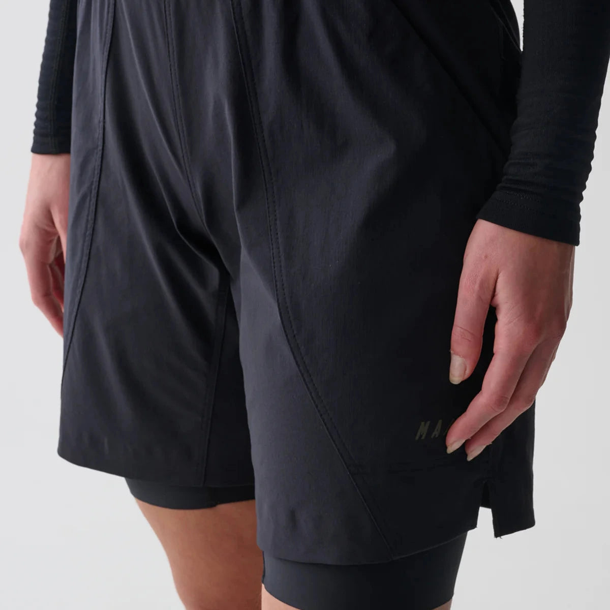 Pantaloncini mtb donna Maap Alt_Road Overshorts - Nero