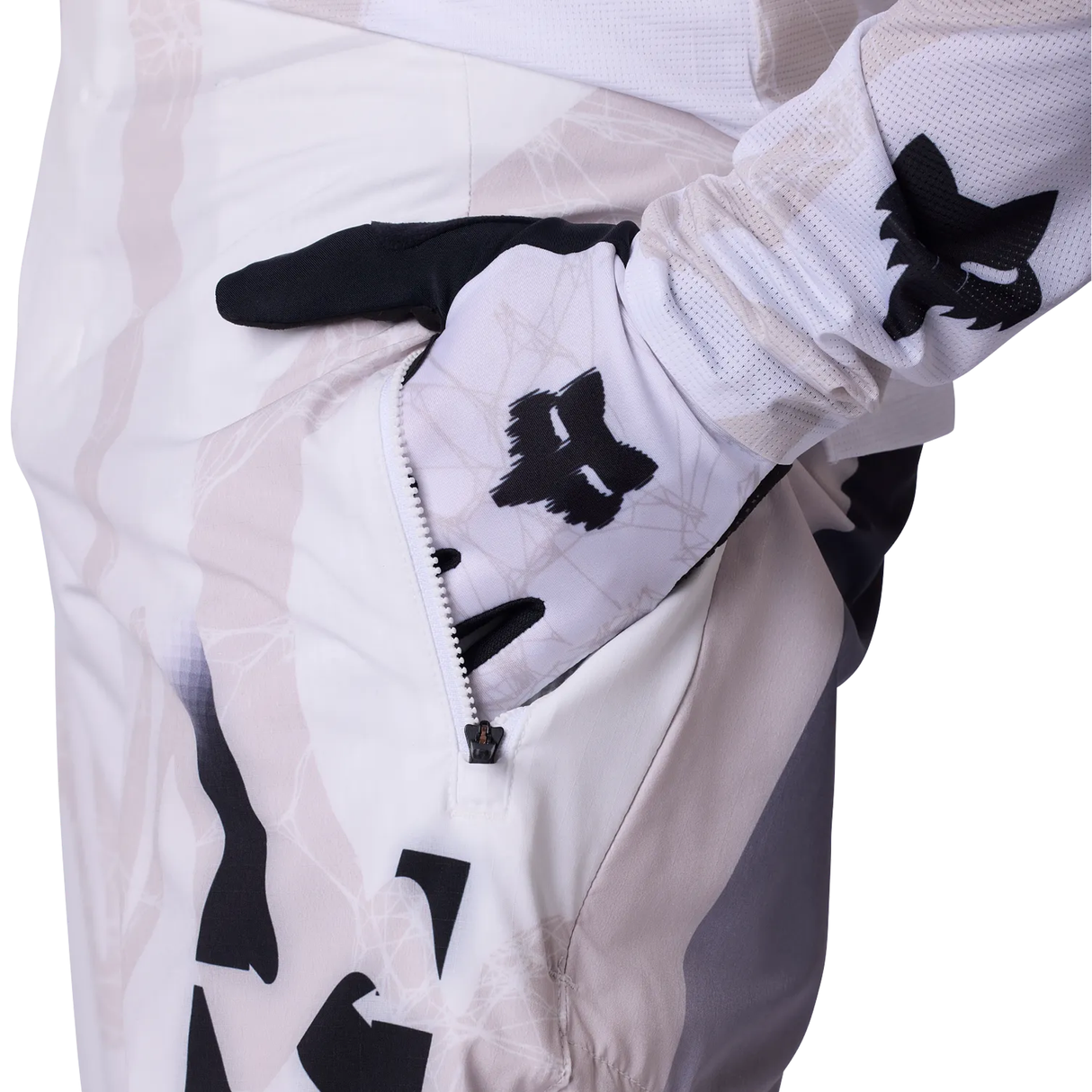 Pantaloni Fox Flexair Diffuse - Bianco Fox
