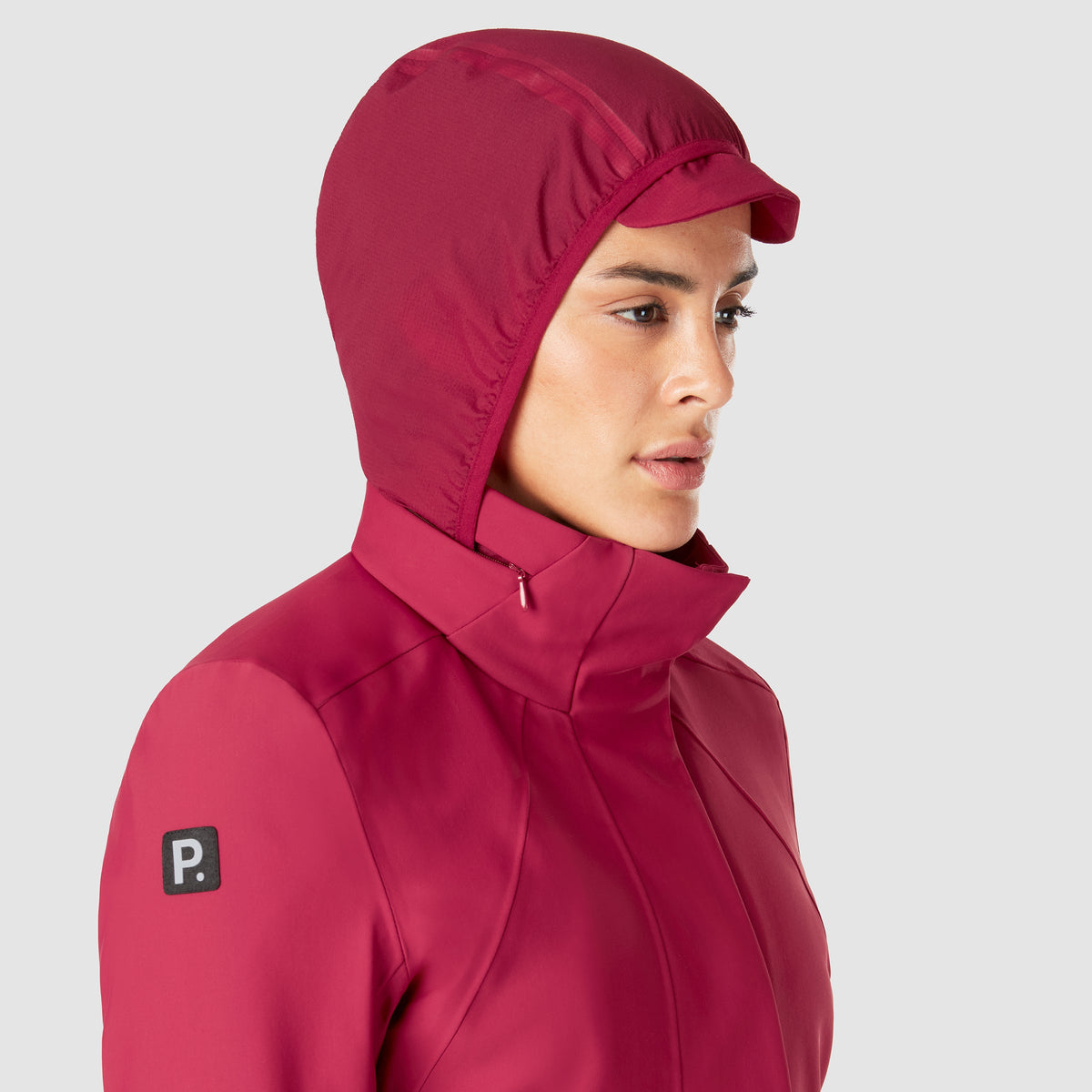 Parka donna La Passione Commuter - Rosso ciliegia La Passione