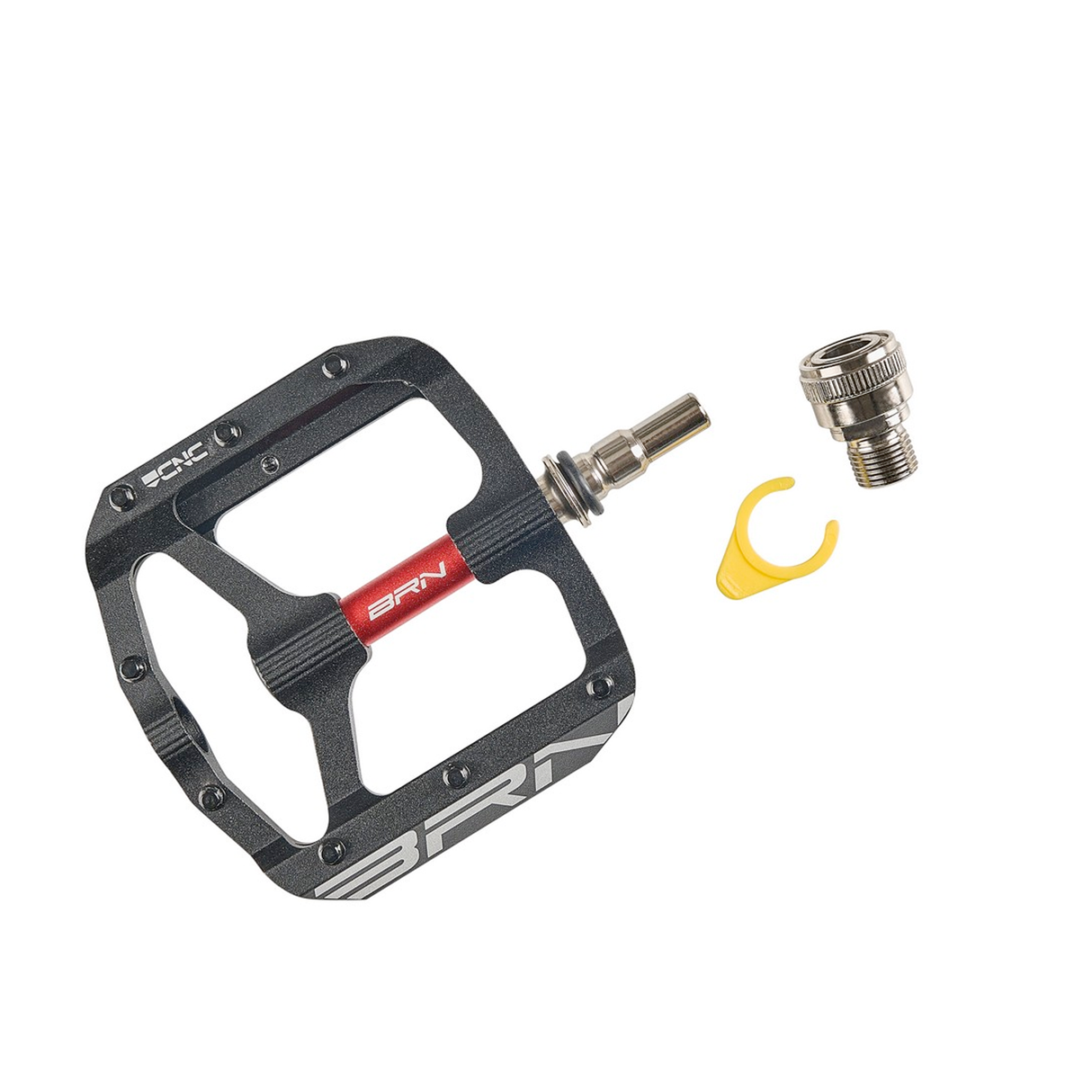 Pedali BRN Sgancio rapido - Nero BRN