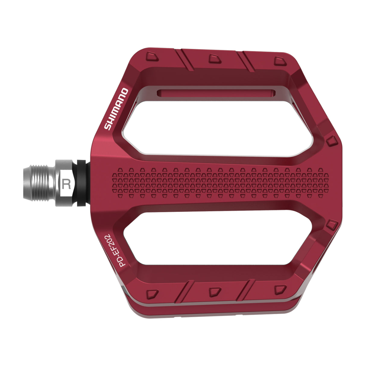 Pedali Shimano PD-EF202 Flat - Rosso Shimano