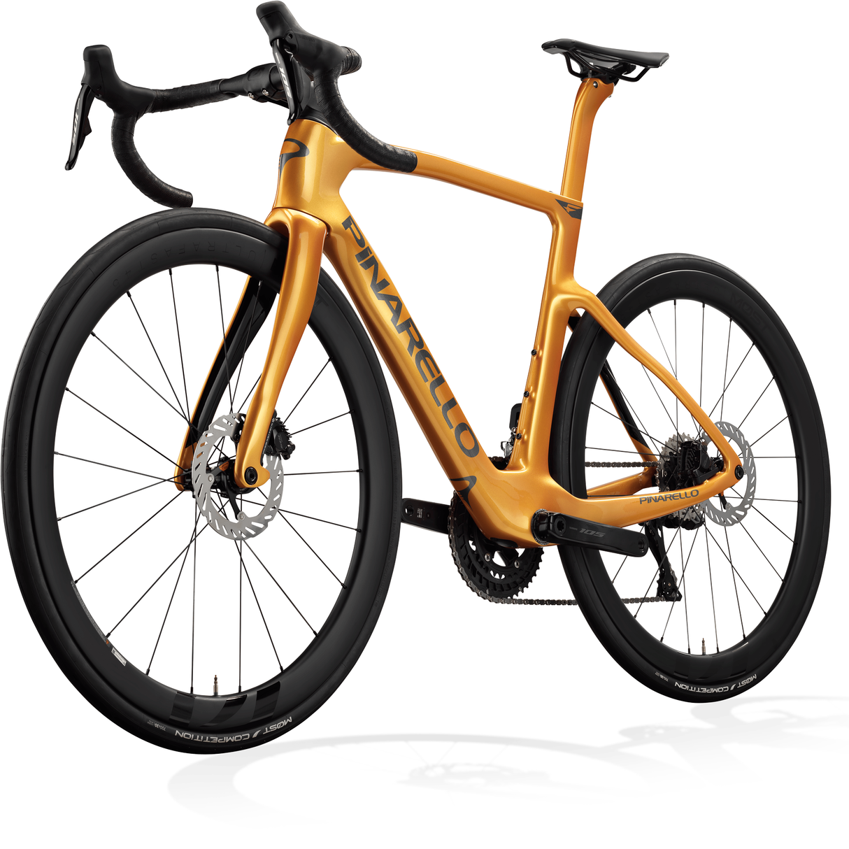 Pinarello F5 105 Di2 Most Ultrafast 45 - Arancione Pinarello