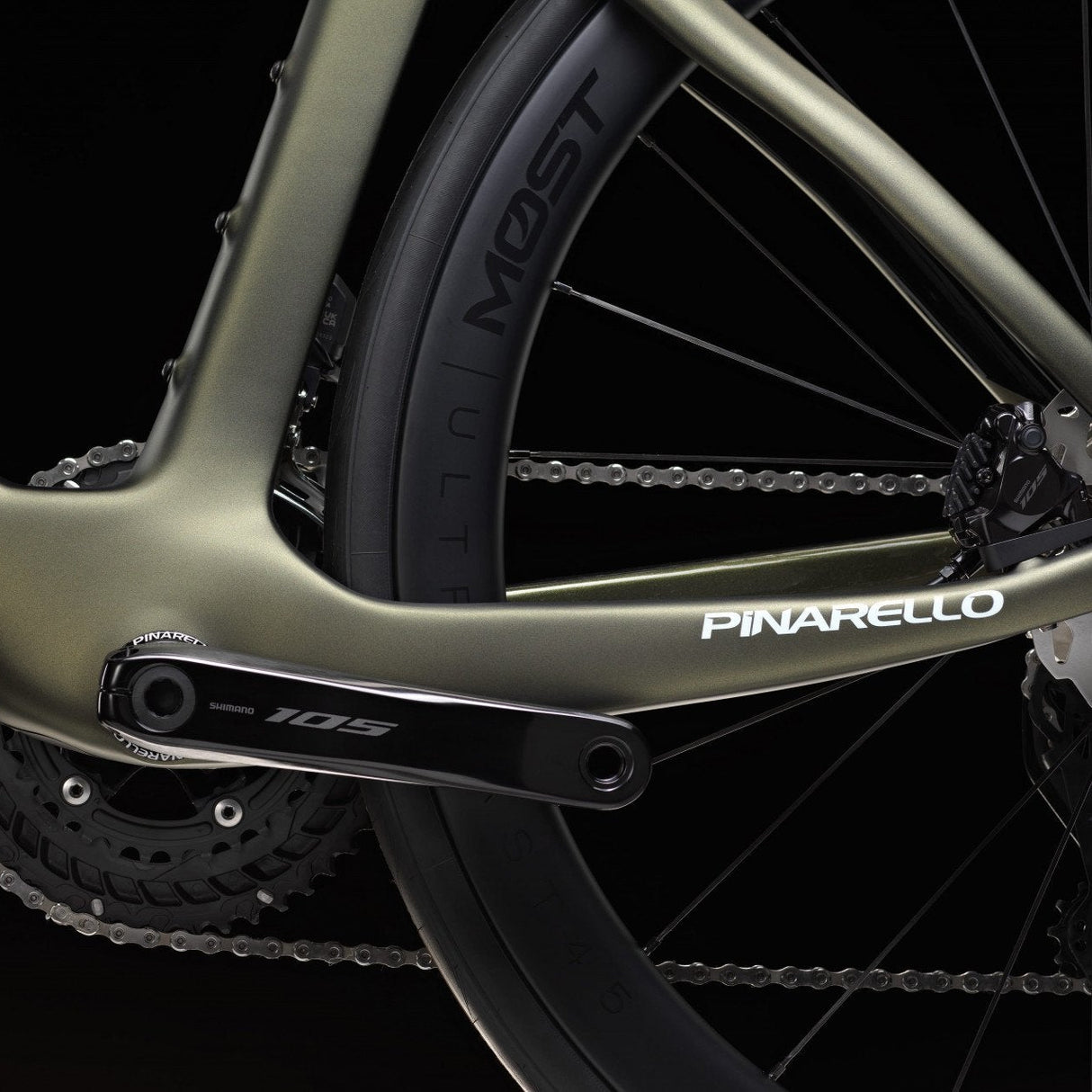 Pinarello F5 105 Di2 Most Ultrafast 45 - Nero Pinarello