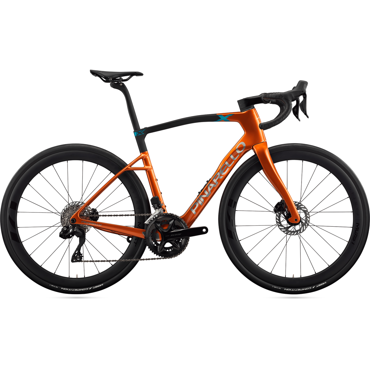 Pinarello X5 105 Di2 Most Ultrafast 45 DB - Orange