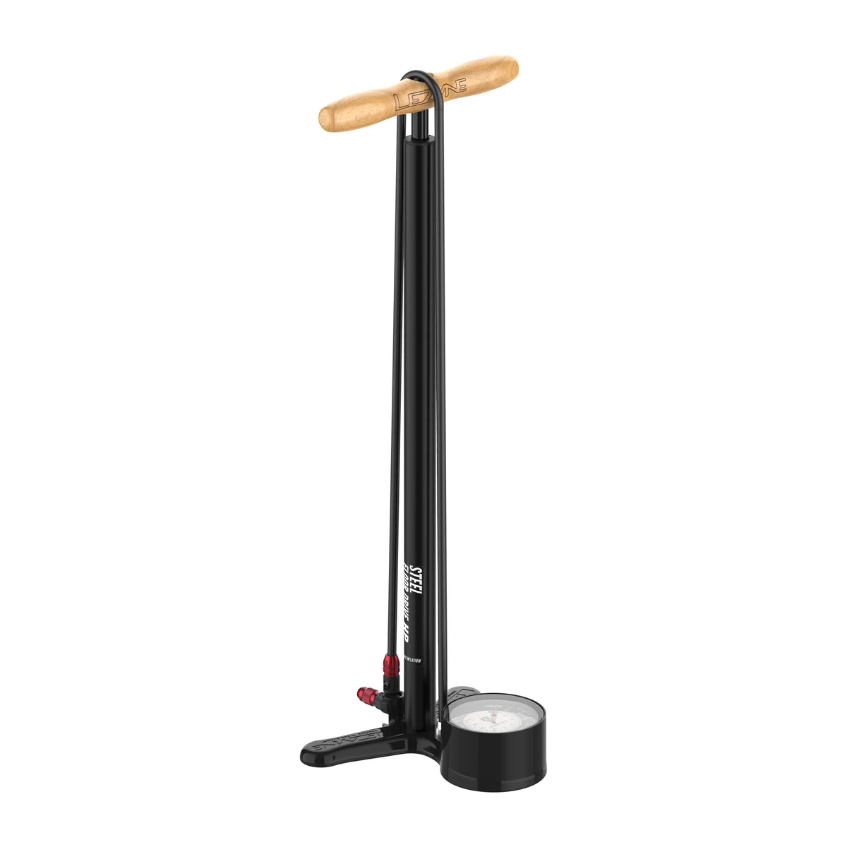 Pompa aria da terra Lezyne Steel Floor Drive - Nero Lezyne