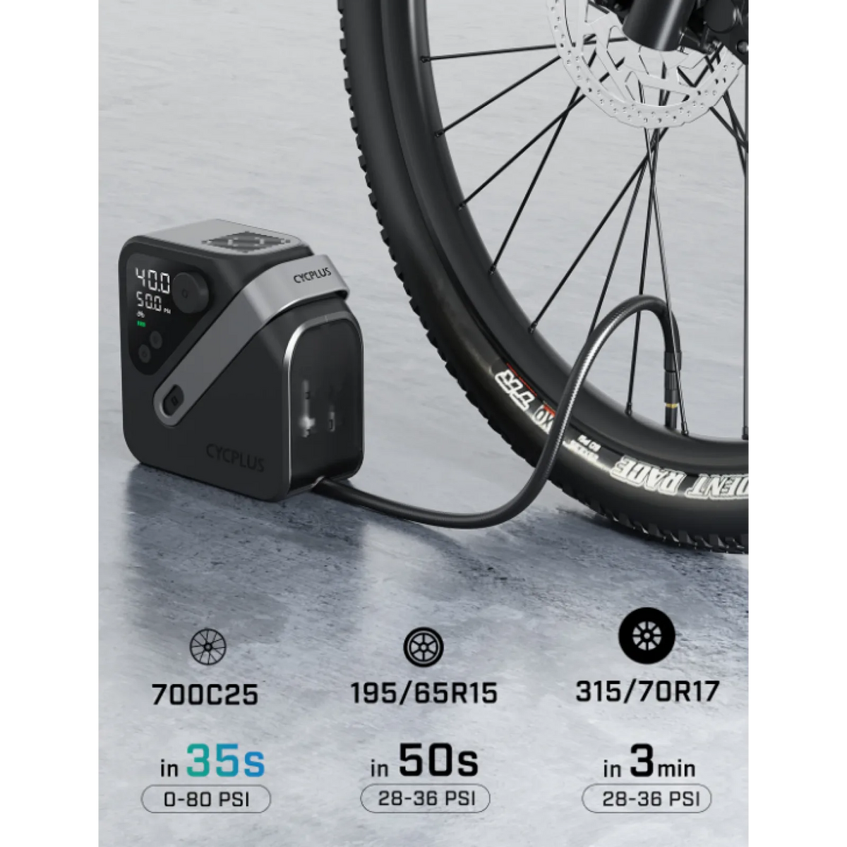 Pompa elettrica portatile Cycplus AL7 Cycplus