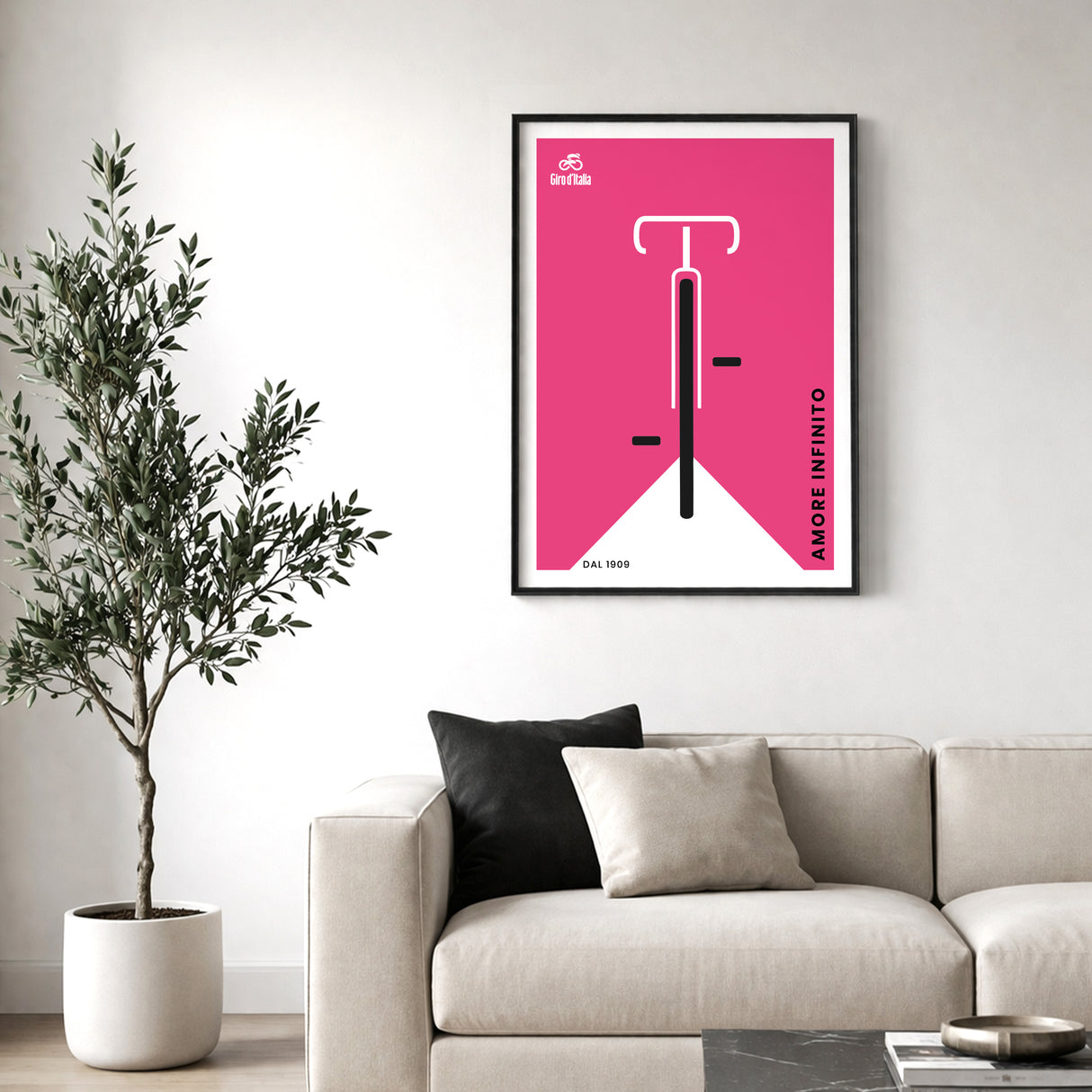 Poster Giro d'Italia - Bici