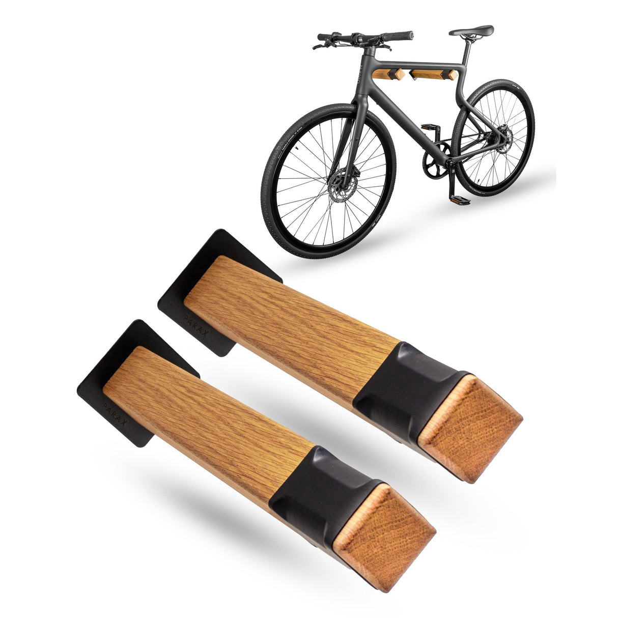 Support de vélo mural Parax Twin Sticks