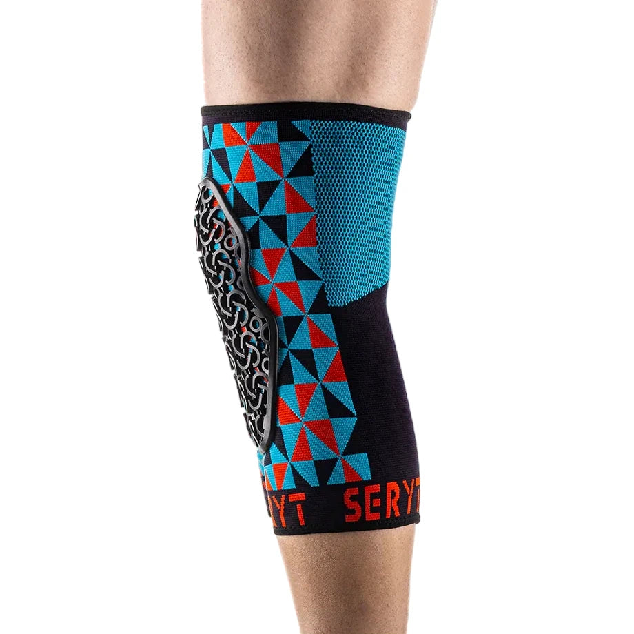 Protezioni ginocchio Seryt Flow - Azzurro rosso Seryt