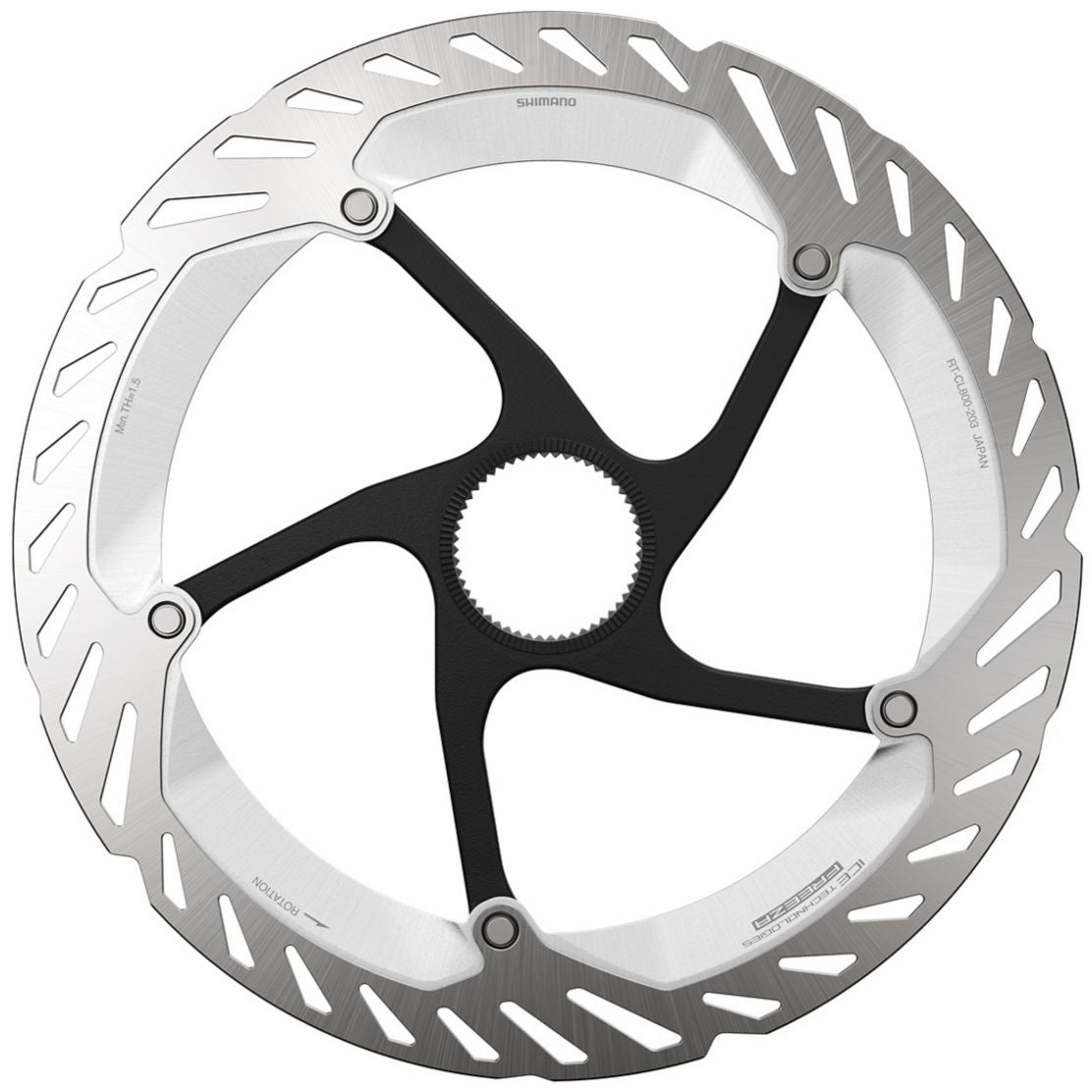 Disco Shimano Center Lock RT-CL800LE Ice-Tech Freeza - 203mm - H