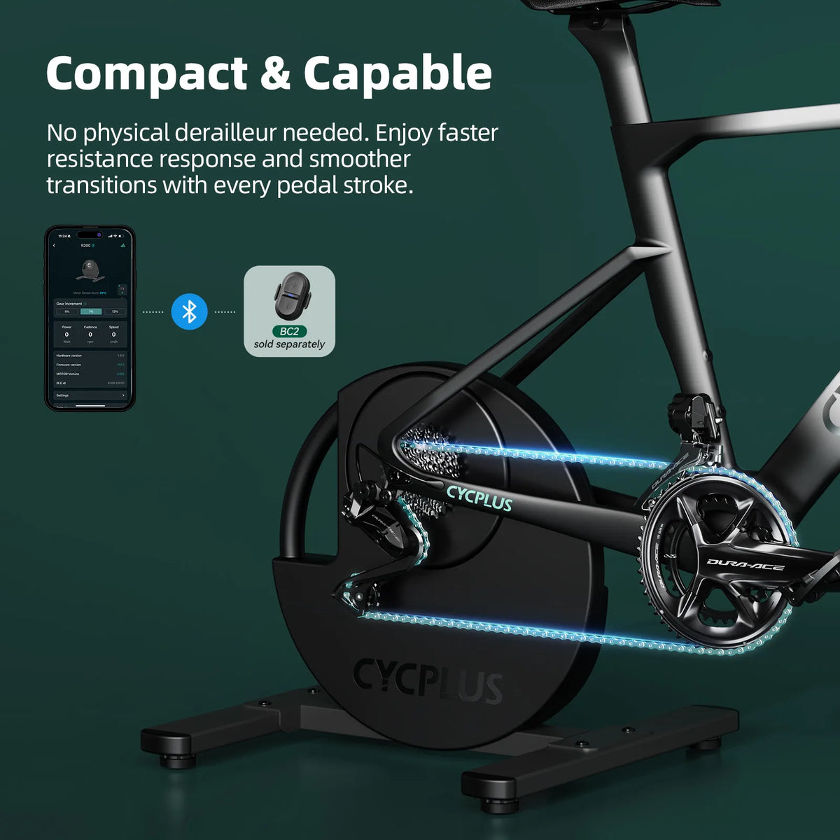 Rullo Cycplus R200 Smart a Trasmissione Diretta Cycplus