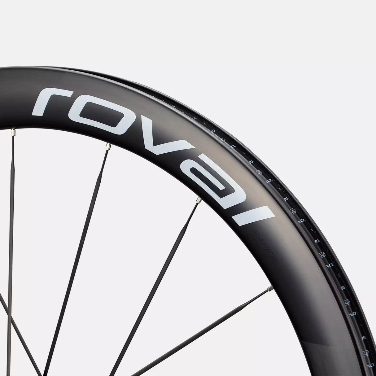Ruota anteriore Roval Rapide CLX 3 Disc - Nero bianco Roval
