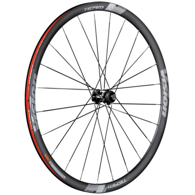 Ruota anteriore Vision Team 30 Disc CL - Nero Vision