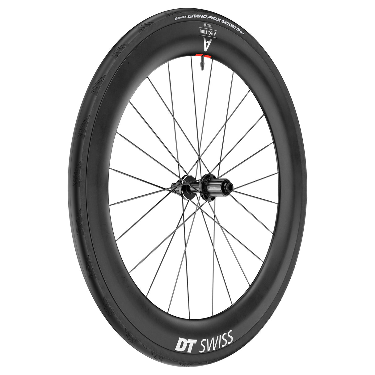 Ruote Dt Swiss ARC 1100 DI CL 65 WTS - Nero DT Swiss