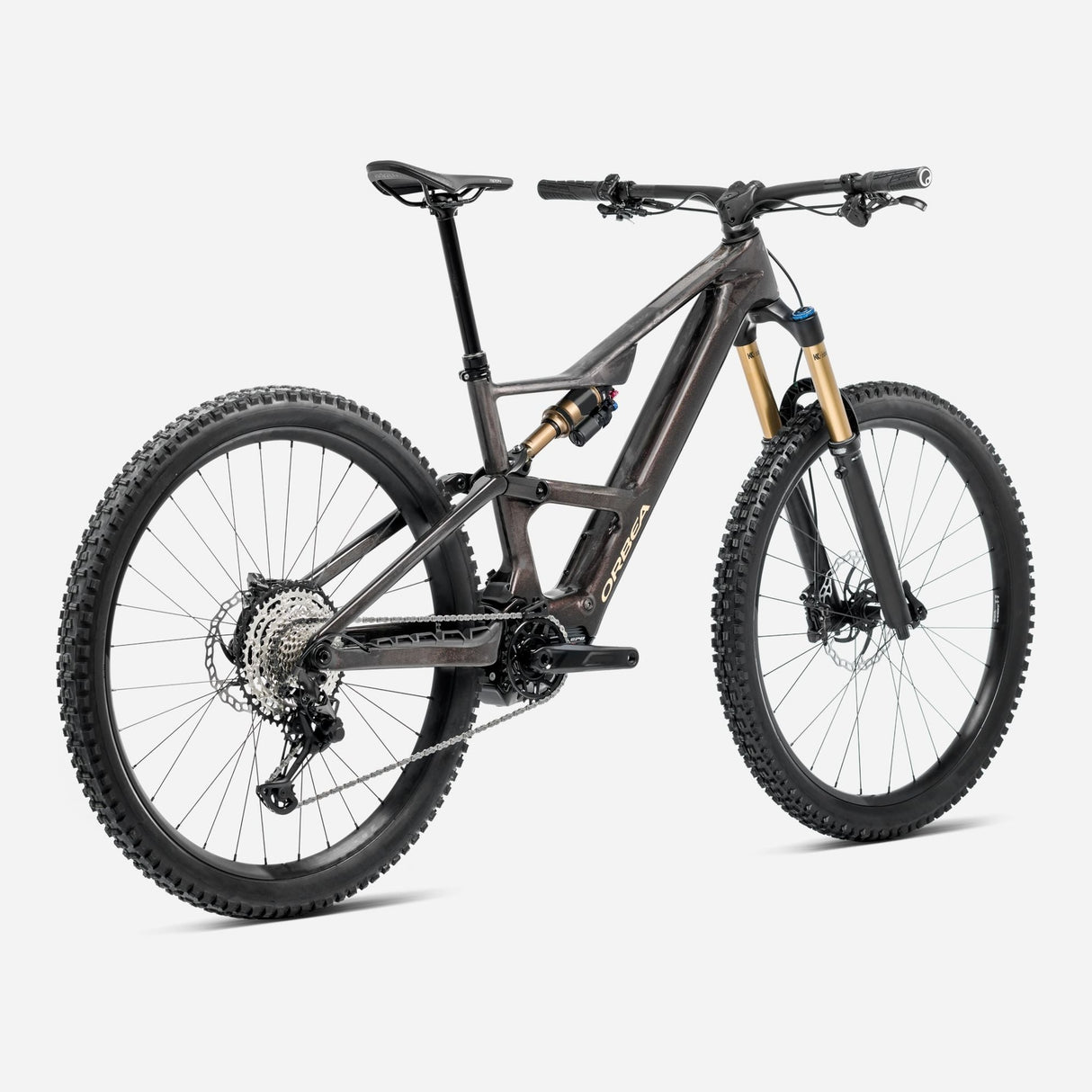 Orbea Rise LT M10 630Wh - Nero oro - G