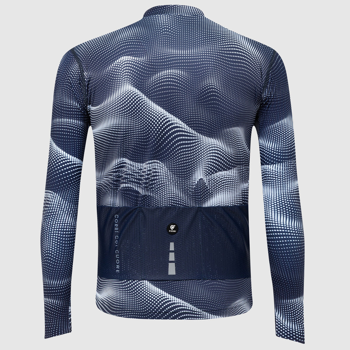 Maglia maniche lunghe Pissei Sanremo - Blu celeste