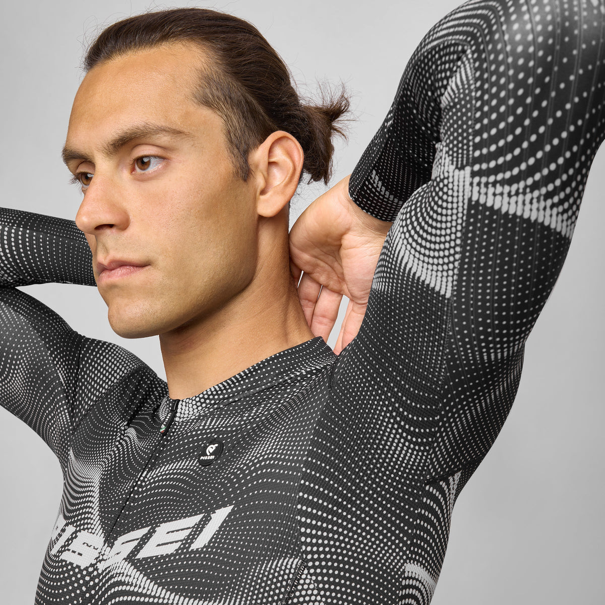 Maglia maniche lunghe Pissei Sanremo - Nero grigio