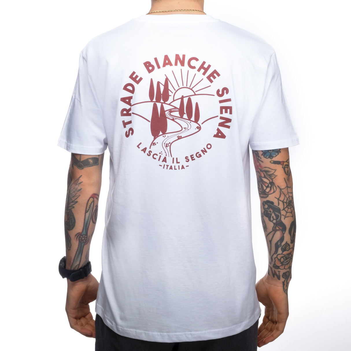 T-Shirt Strade Bianche - Lascia il segno - Q