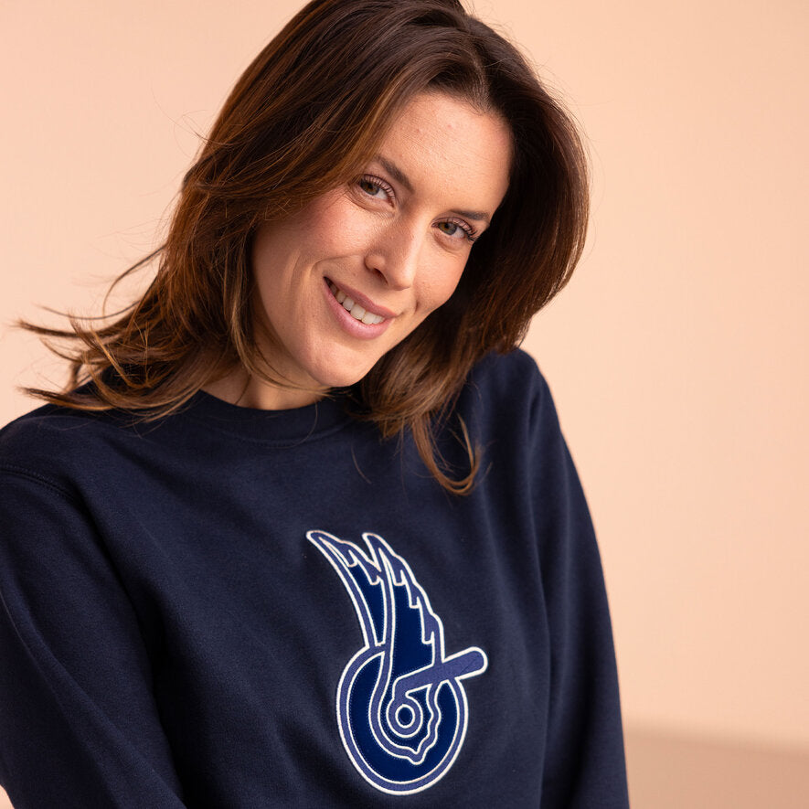 Felpa Campagnolo Ruota Alata - Blu - M