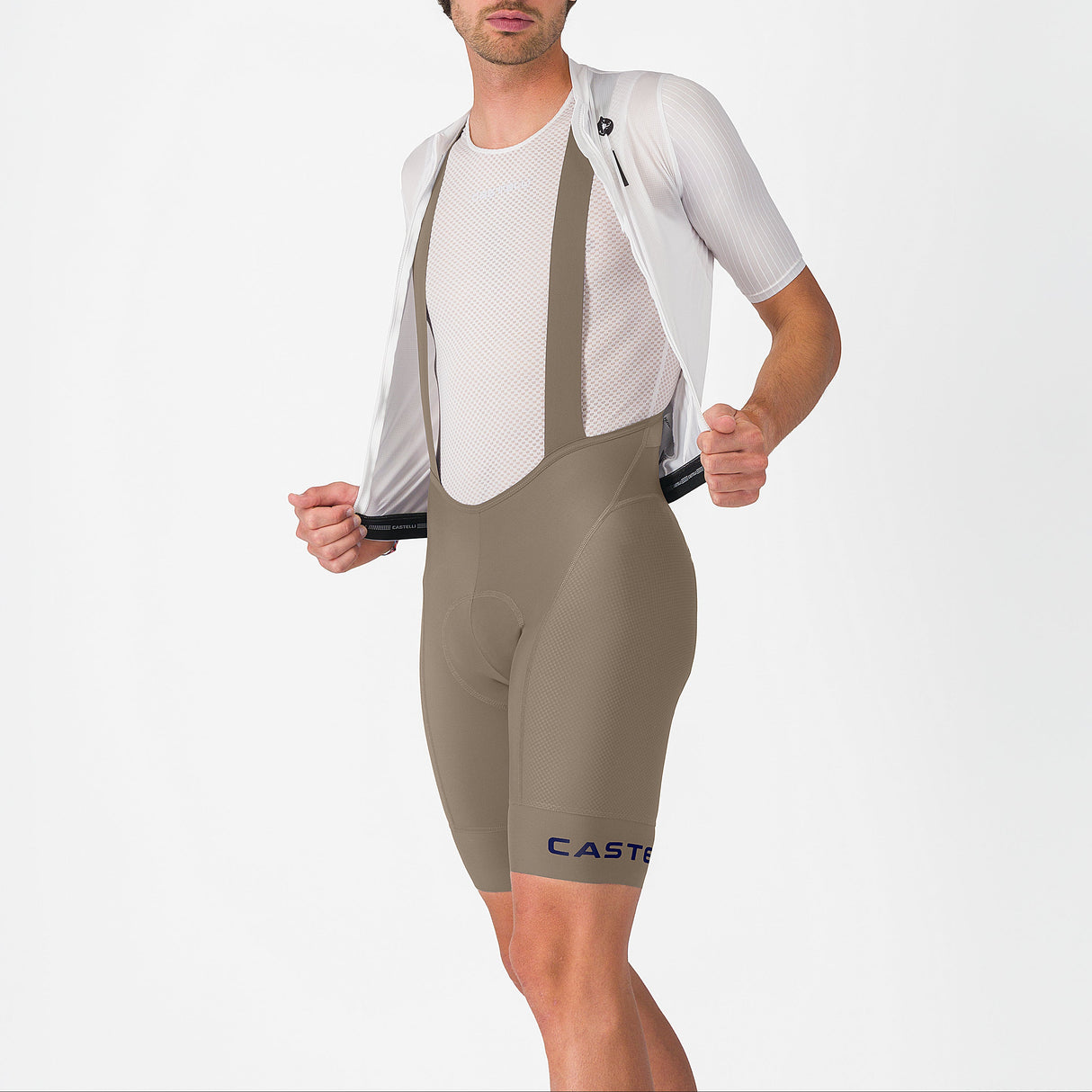 Salopette Castelli Competizione 2 Kit - Beige Castelli