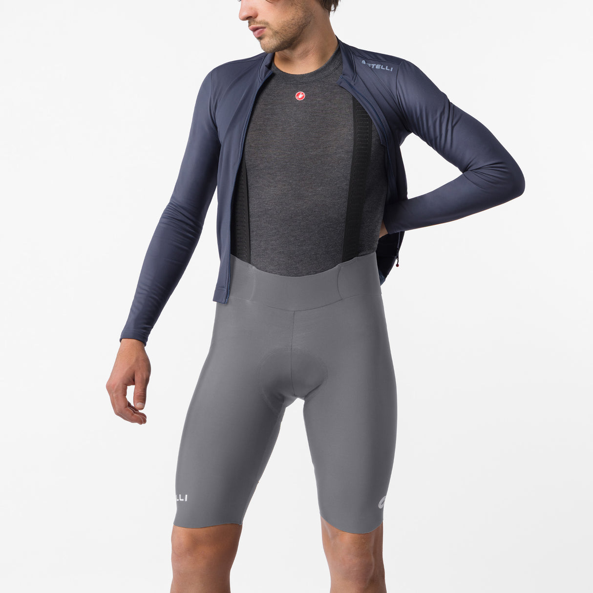 Castelli Espresso Thermal trägerhose - Grau