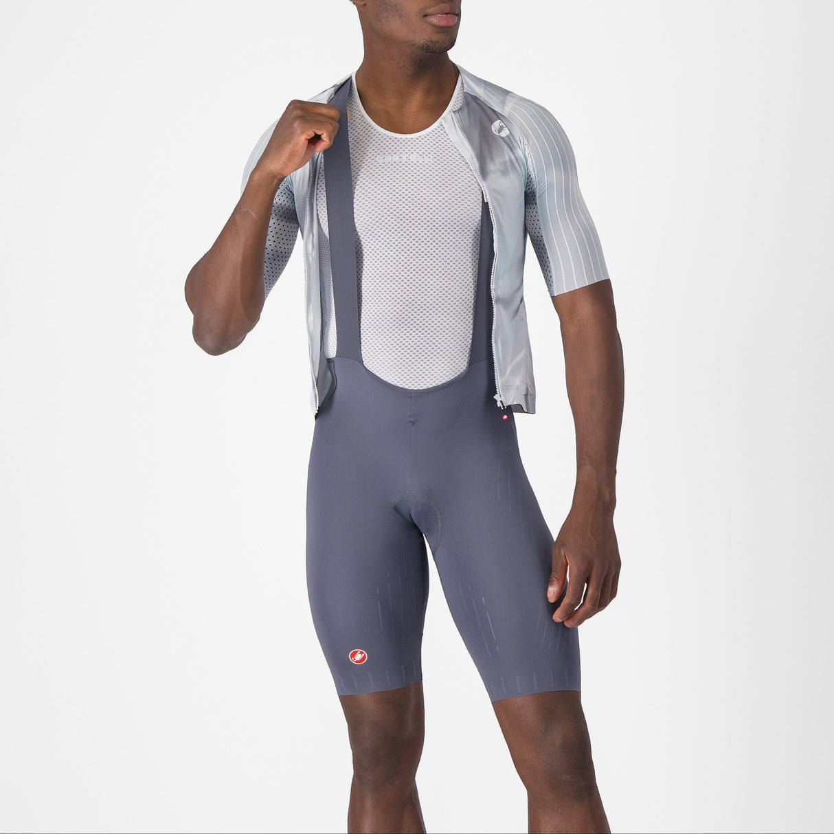 Salopette Castelli Free Aero Race S - Grigio Castelli