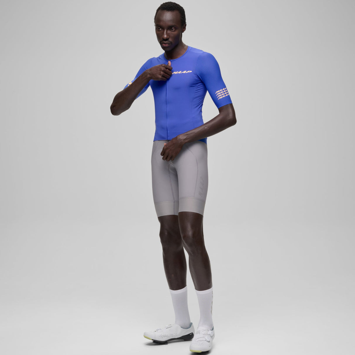 Cuissard à bretelles Maap Team Evo long - Gris