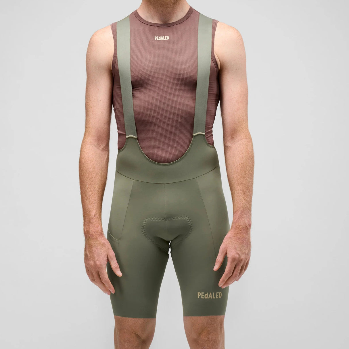Cuissard à bretelles Pedaled Element Lightweight - Vert
