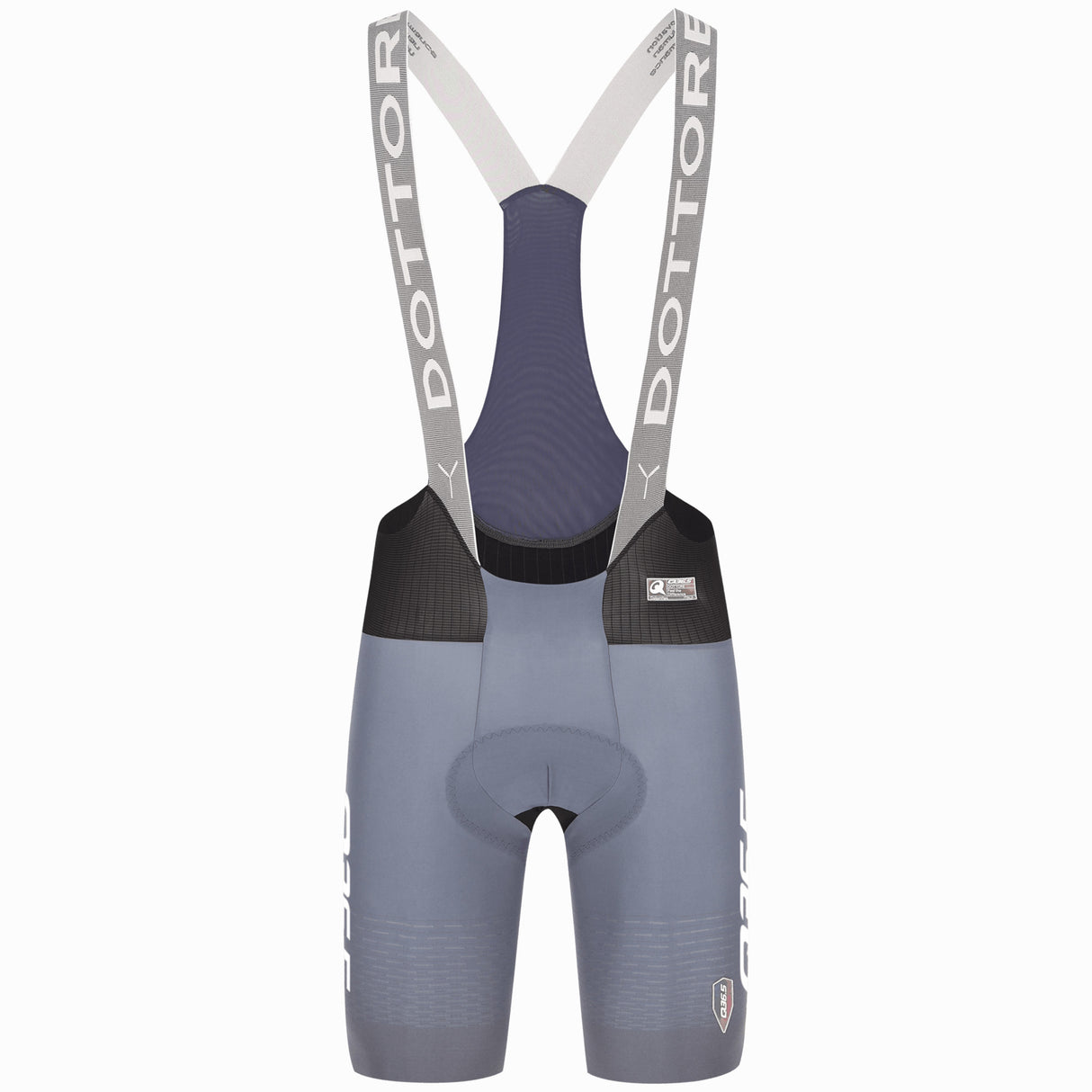 Q36.5 Dottore Clima Signature bib shorts - Grey