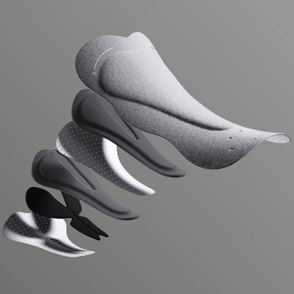 Q36.5 Dottore Clima Signature bib shorts - Grey