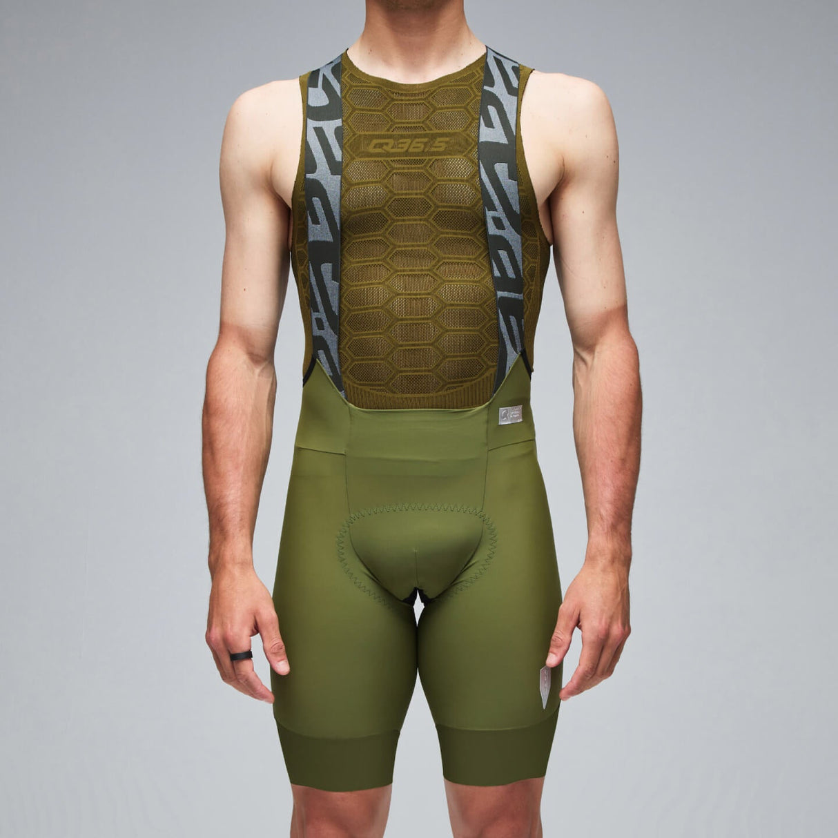 Q36.5 Gregarius Pro bib shorts - Green