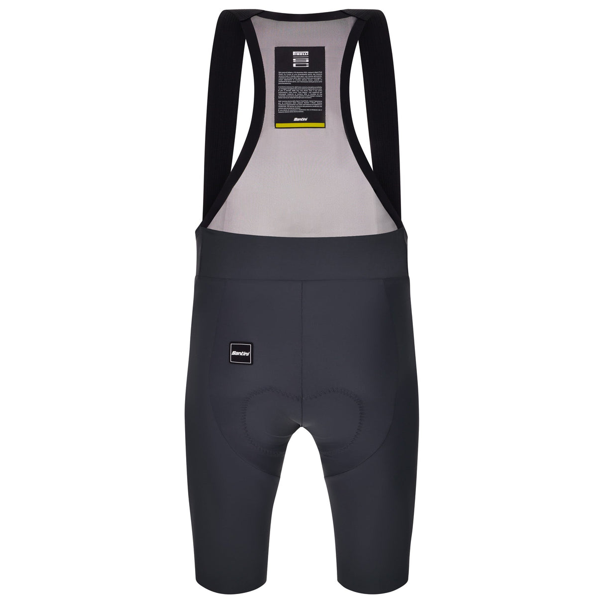Santini x PIRELLI Sport Club bib shorts - Grey