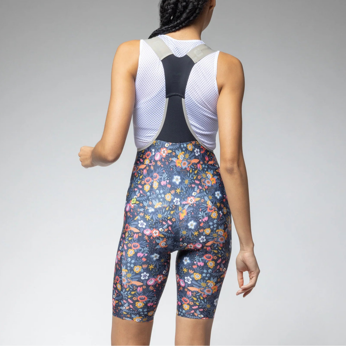 Cuissard à bretelles femme Ale PR-E Master Graphic - Bleu