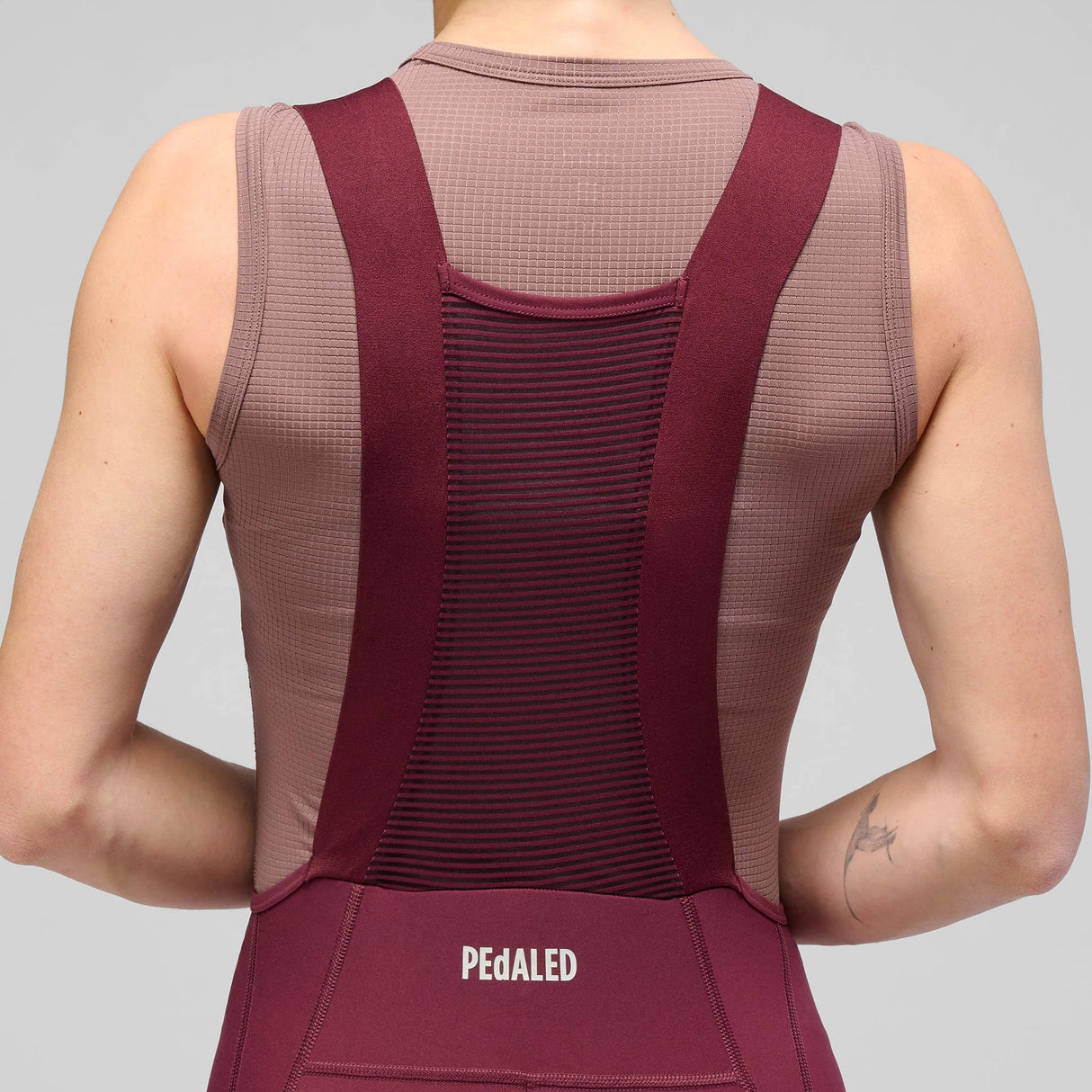 Salopette donna Pedaled Element - Bordeaux PEdALED