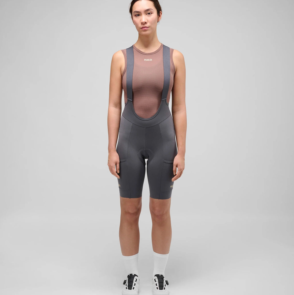 Culotte mujer Pedaled Odyssey Training - Gris