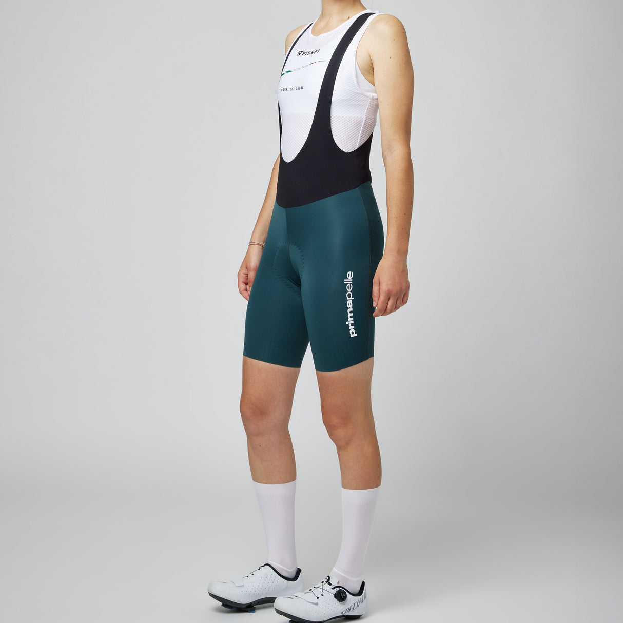 Pissei Primapelle frau tragerhose - Grun schwarz