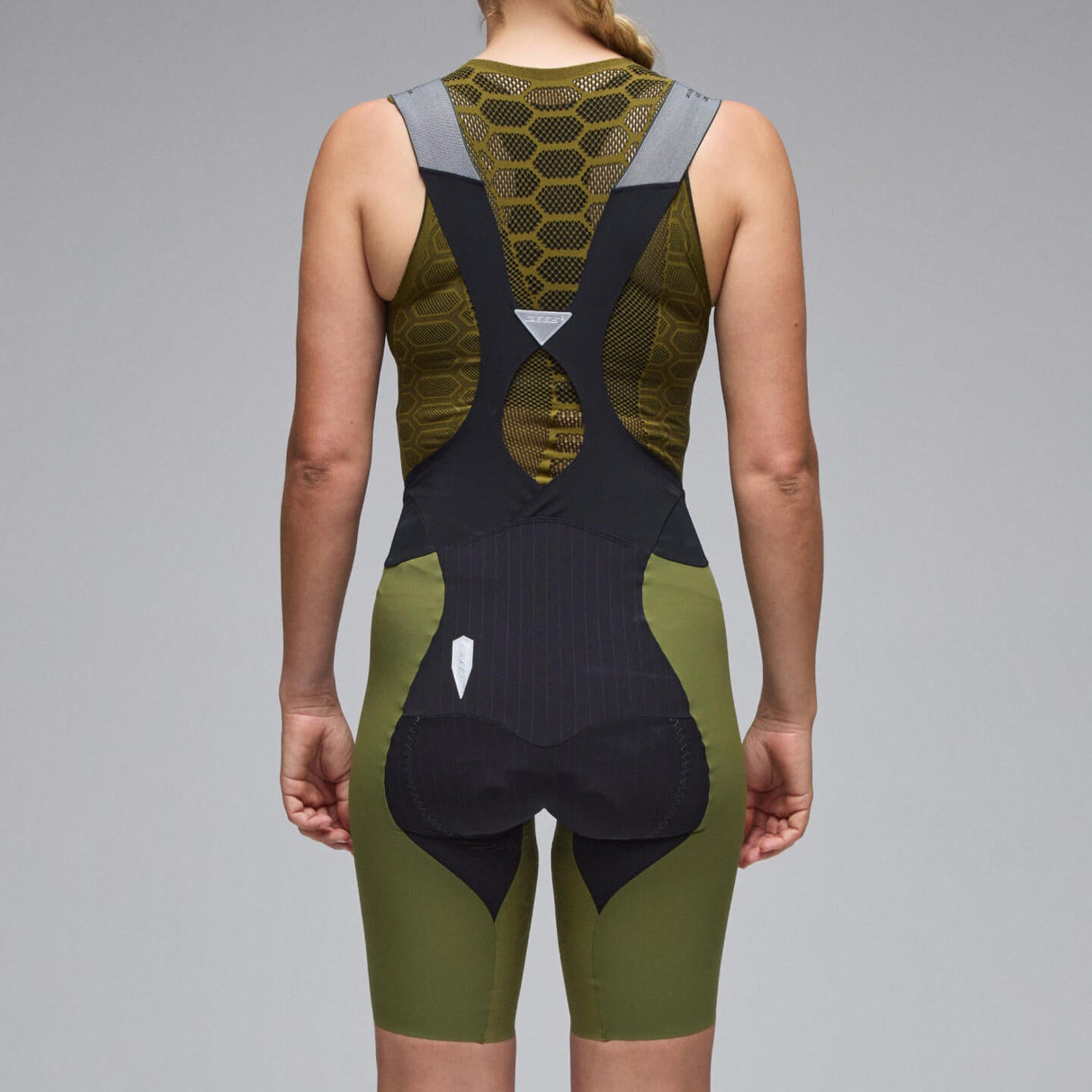 Q36.5 Dottore Pro woman bib shorts - Green