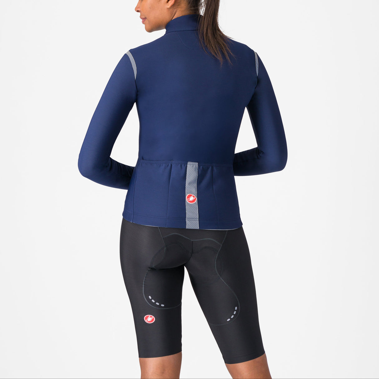 Salopette termica donna Castelli Omloop DT - Nero Castelli