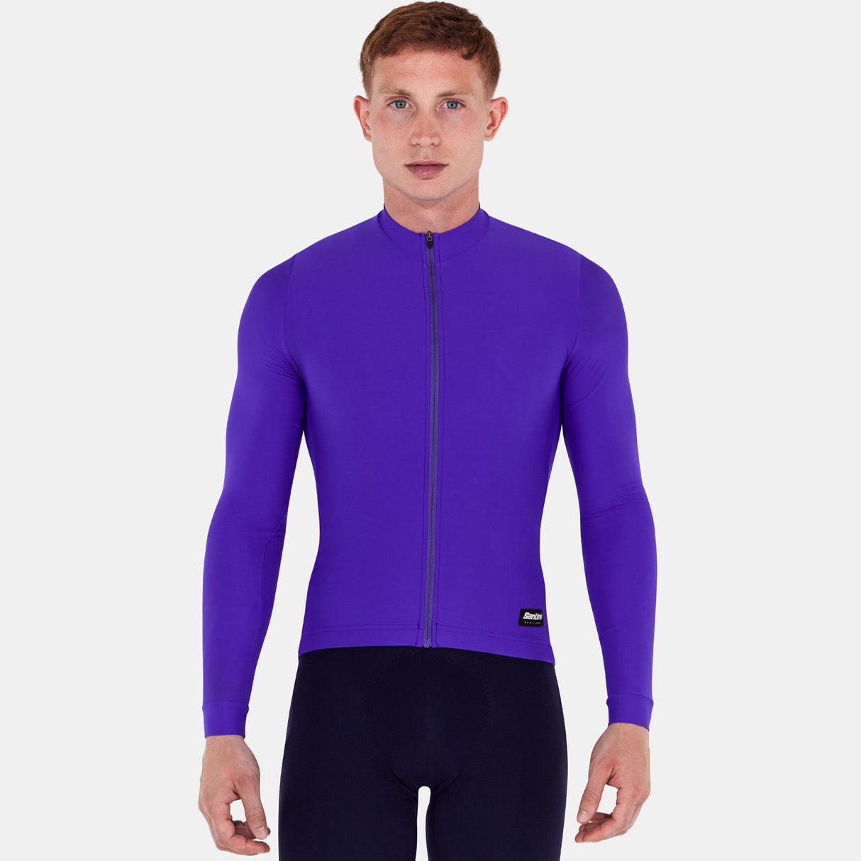 Maglia maniche lunghe Santini RTR - Viola scuro - E